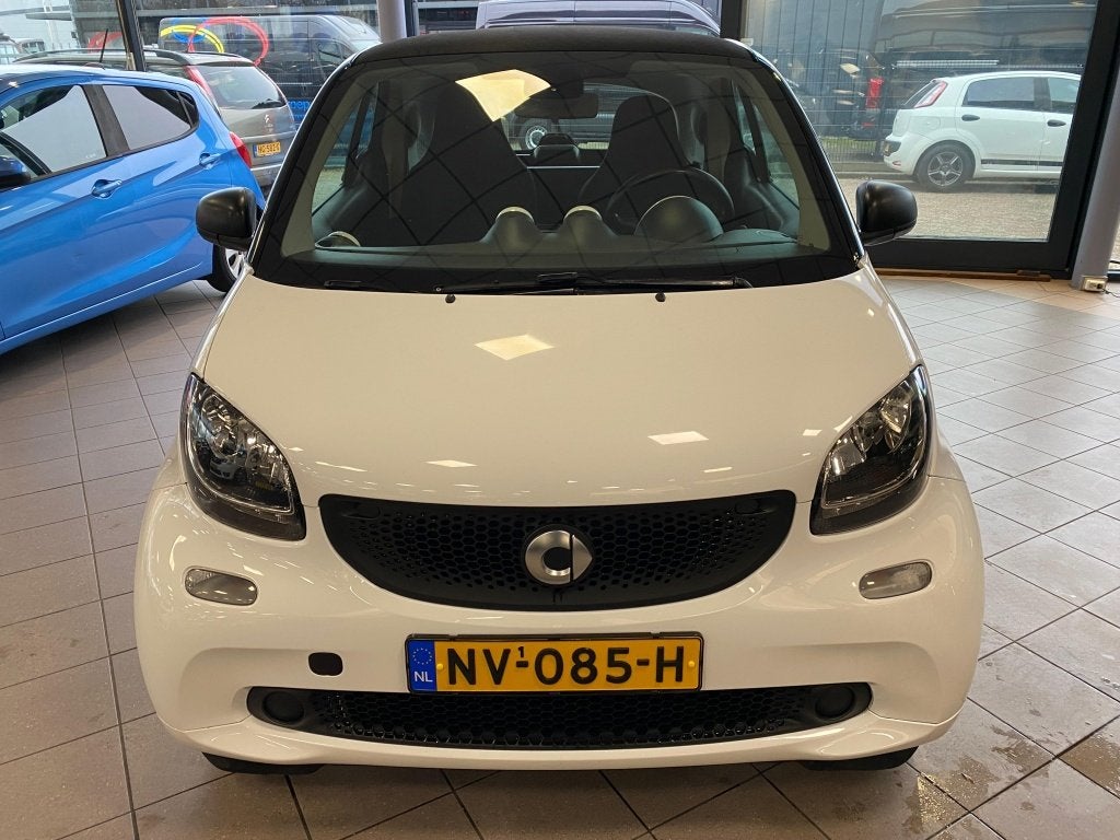 Smart Fortwo 1.0 Pure Airco Eerste Eig NW APK BJ 2017 !, Achterwielaandrijving, Euro 6, Wit, Origineel Nederlands