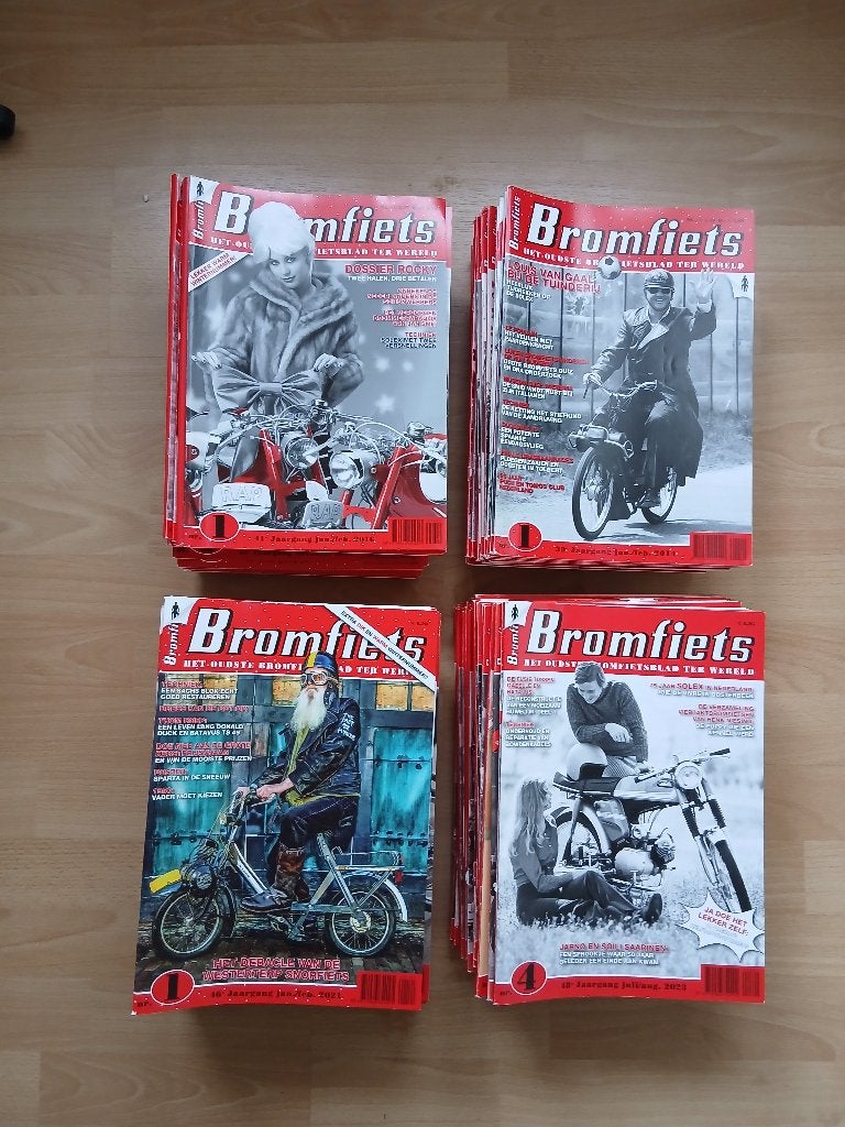 Bromfietsbladen, Boeken, Ophalen, Zo goed als nieuw, Overige typen