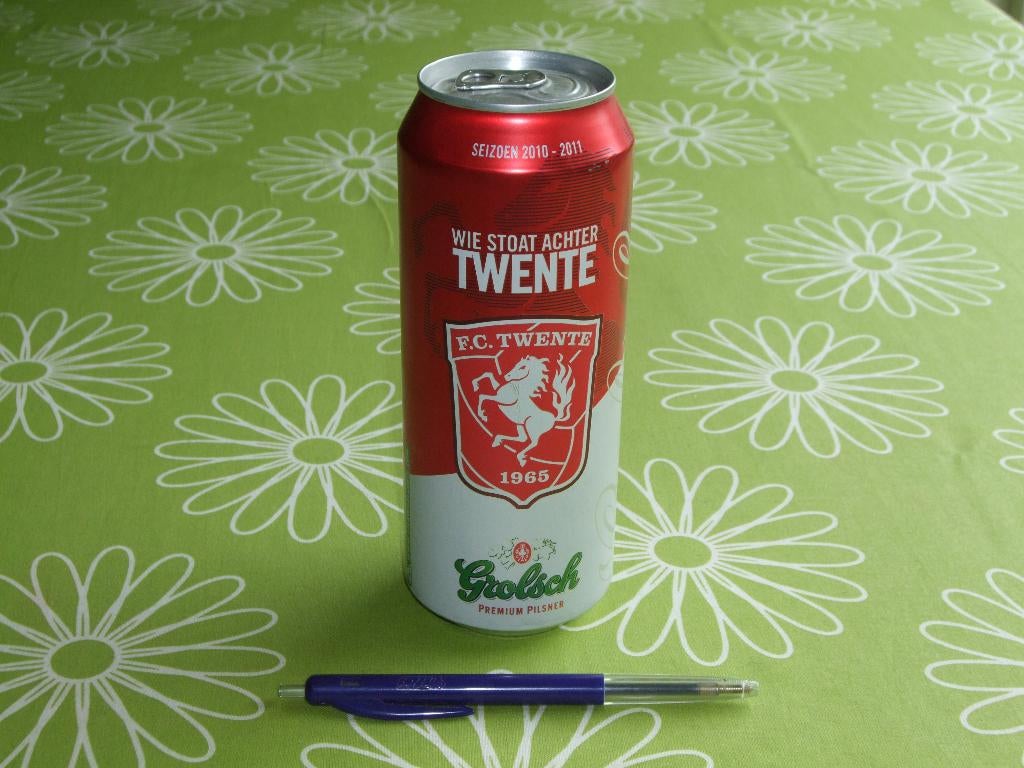 Blik FC Twente seizoen 2010 - 2011 Wie stoat achter Twente, Ophalen of Verzenden, Zo goed als nieuw, F.C. Twente, Overige typen