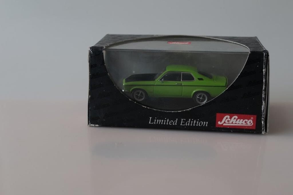 Schuco Opel Manta A groen, Hobby en Vrije tijd, Ophalen of Verzenden, Zo goed als nieuw, Auto, Schuco