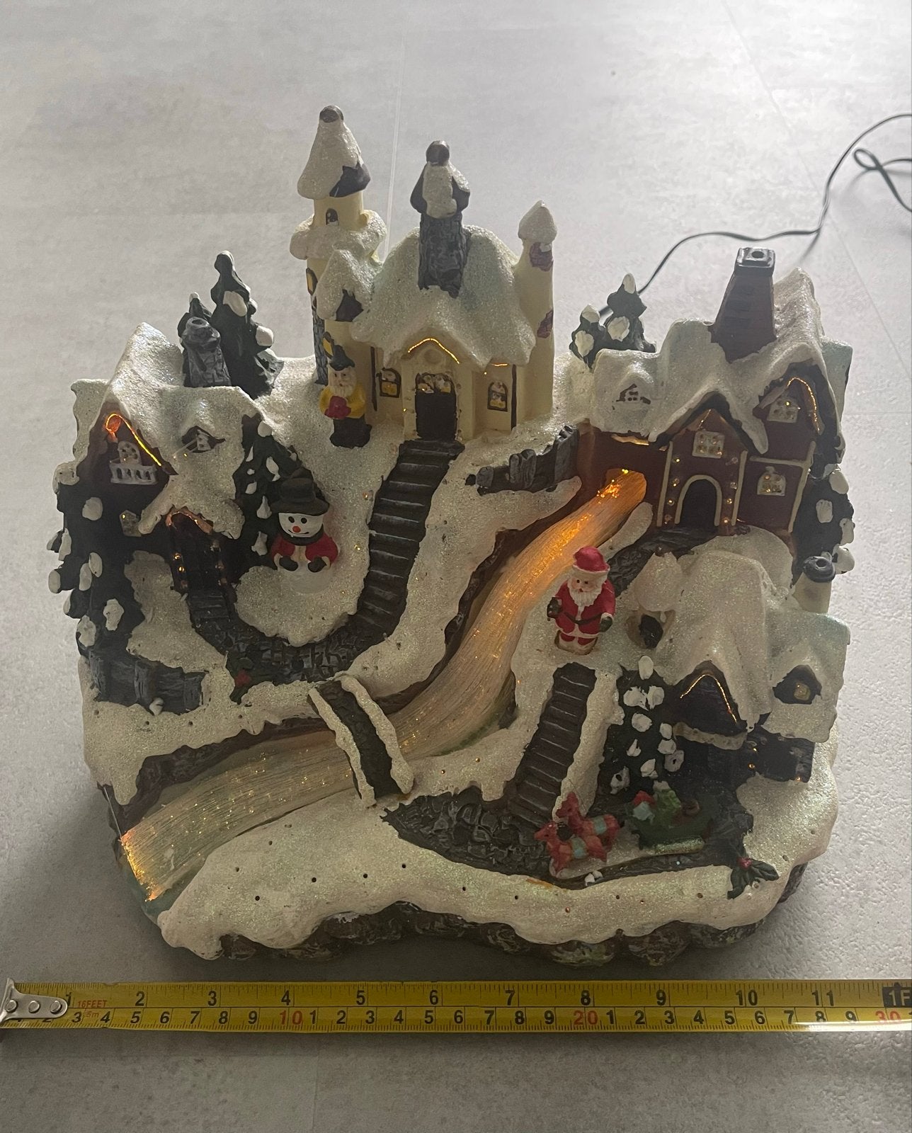 Verlicht kerstdorp, Ophalen of Verzenden, Gebruikt