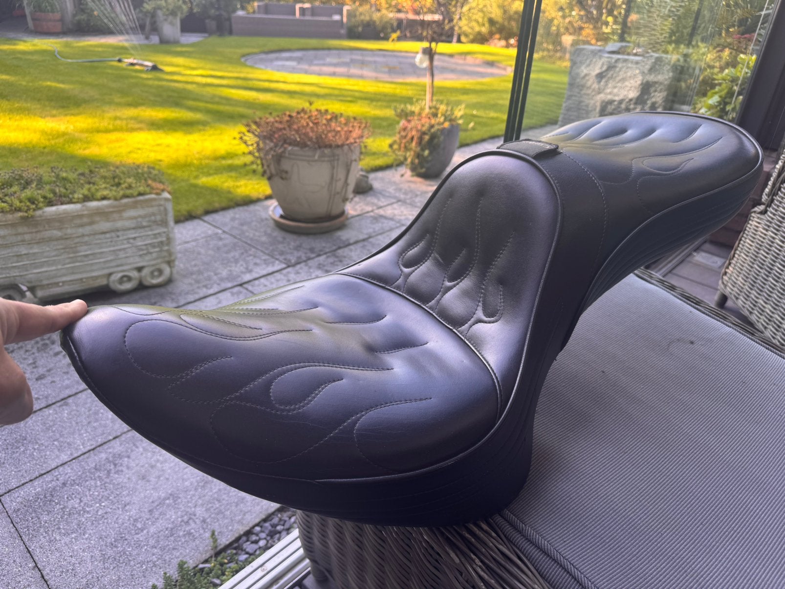 Mooi corbin zadel voor harley fatboy, Ophalen of Verzenden, Gebruikt