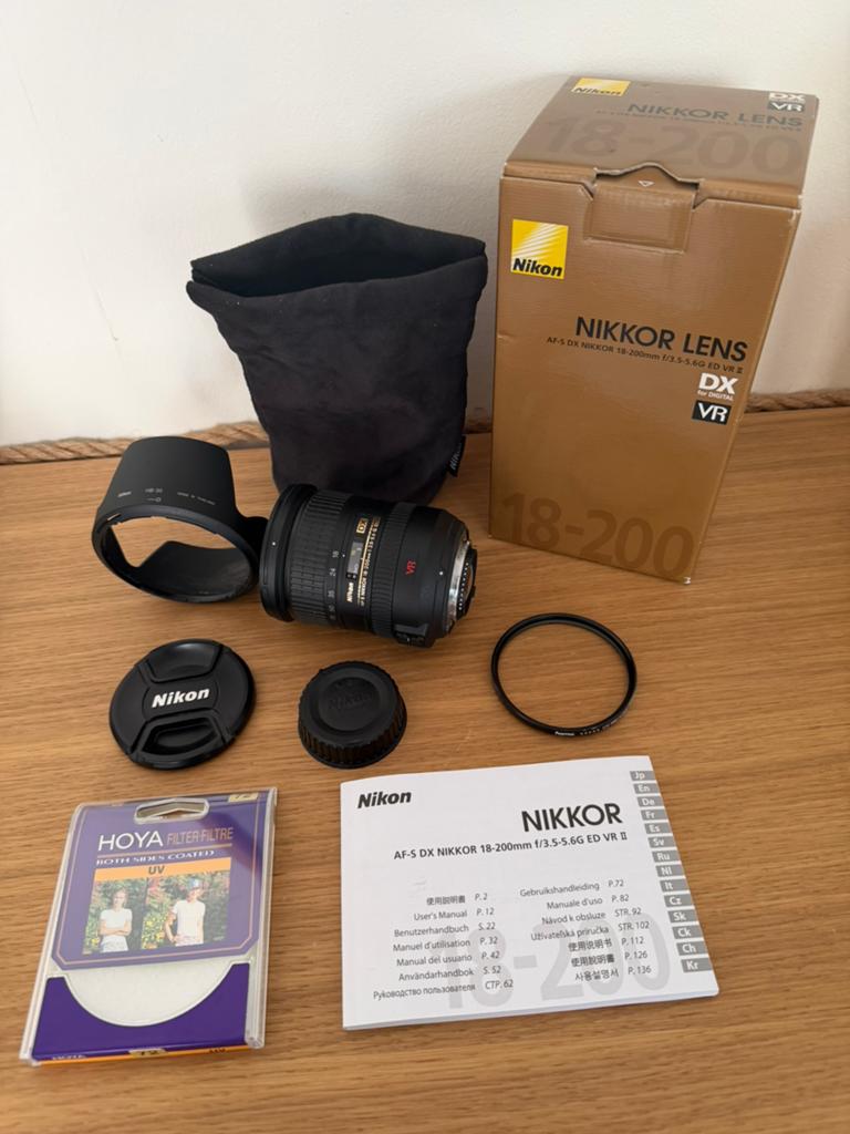 Nikon 18-200mm VR lens zo goed als nieuw, Audio, Tv en Foto, Fotografie | Lenzen en Objectieven, Ophalen of Verzenden, Zo goed als nieuw