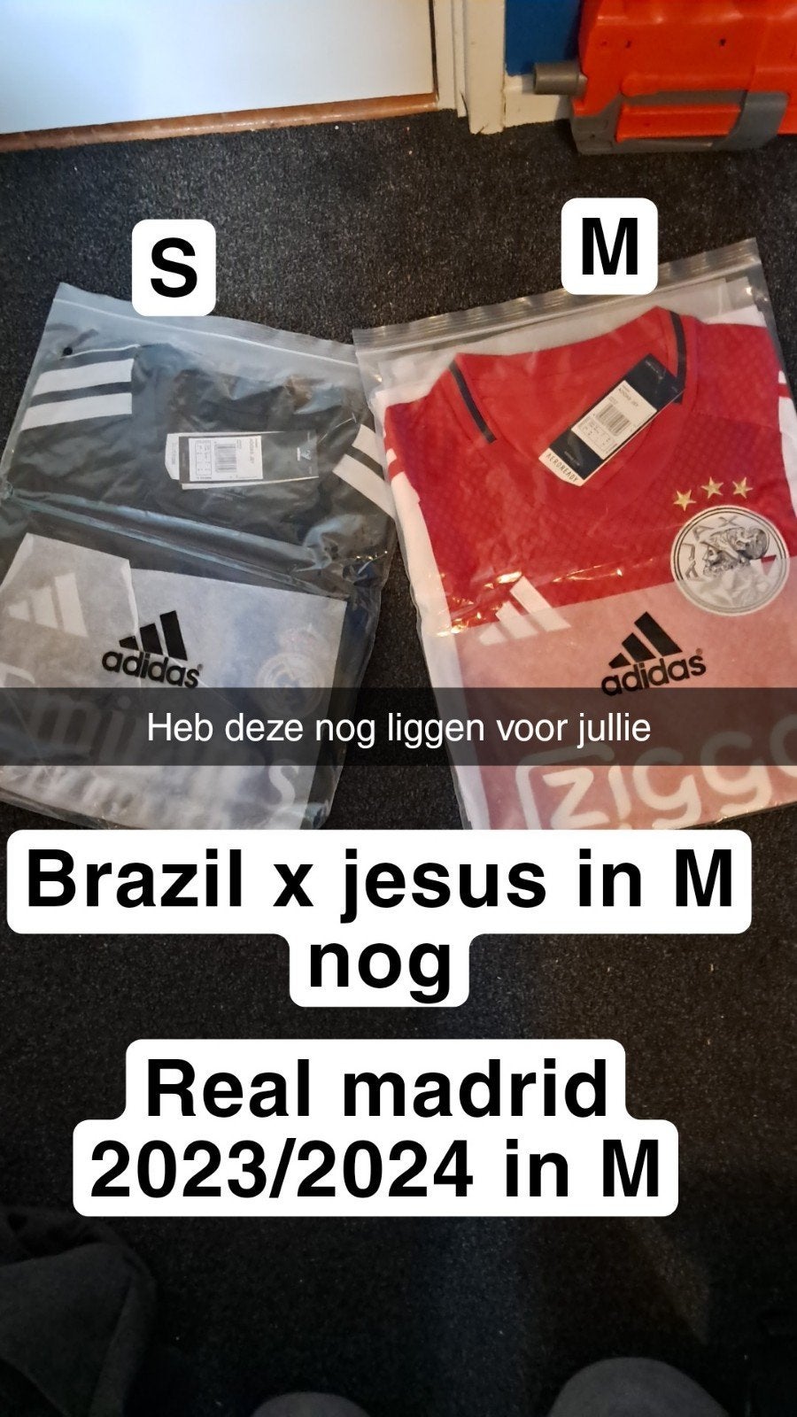 Voetbal Jerseys, Sport en Fitness, Maat M, Ophalen of Verzenden, Nieuw, Shirt