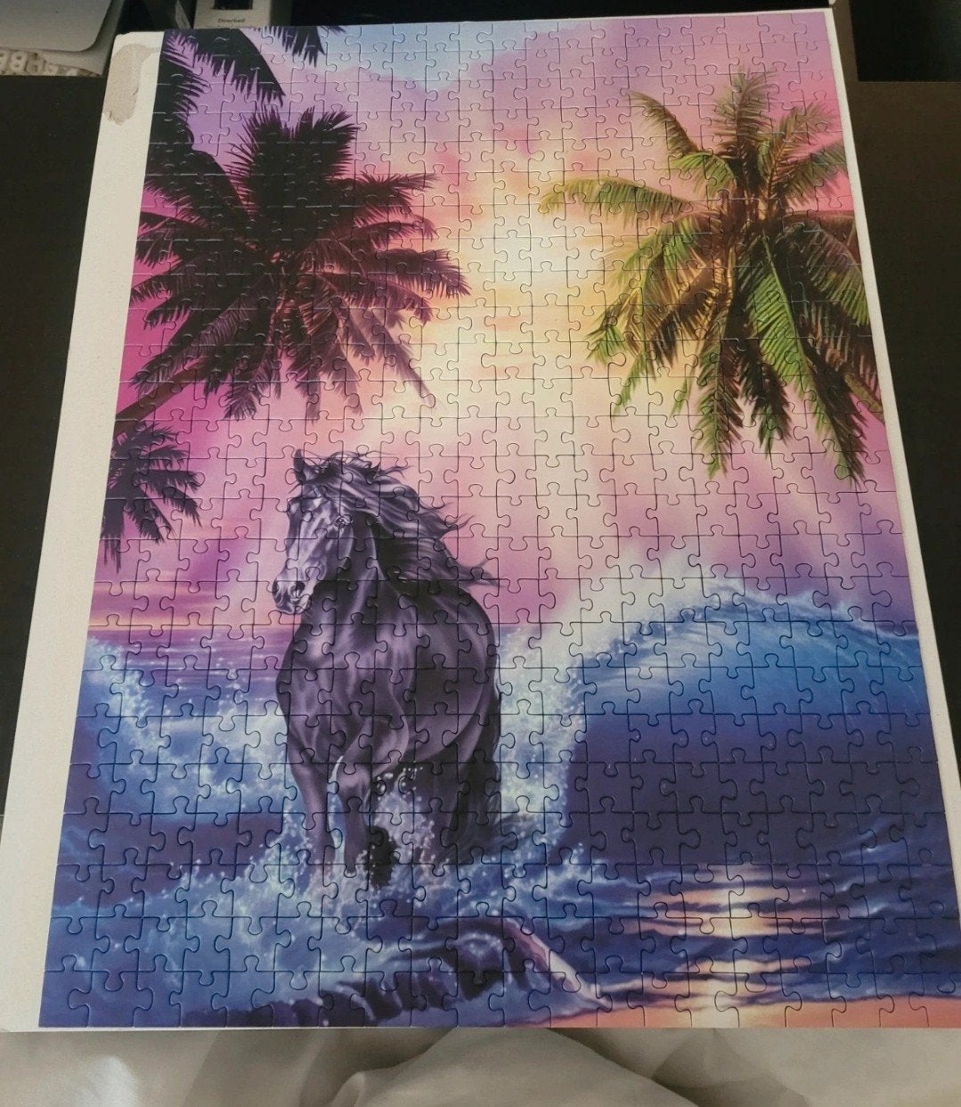 Prachtige paardenpuzzel, 500 stukjes, Ophalen of Verzenden, 500 t/m 1500 stukjes, Zo goed als nieuw, Legpuzzel