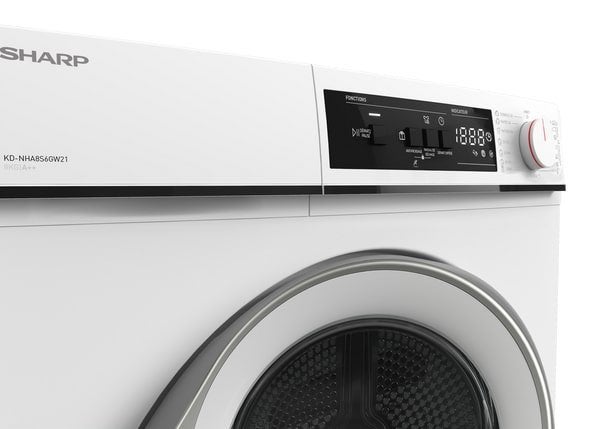 Foto 7 van Sharp KD-NHA8S6GW21-BX Warmtepompdroger - 8 kg - 15