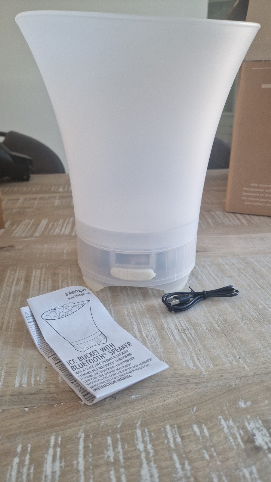 ice bucket met bluetooth speaker, Ophalen of Verzenden, Nieuw