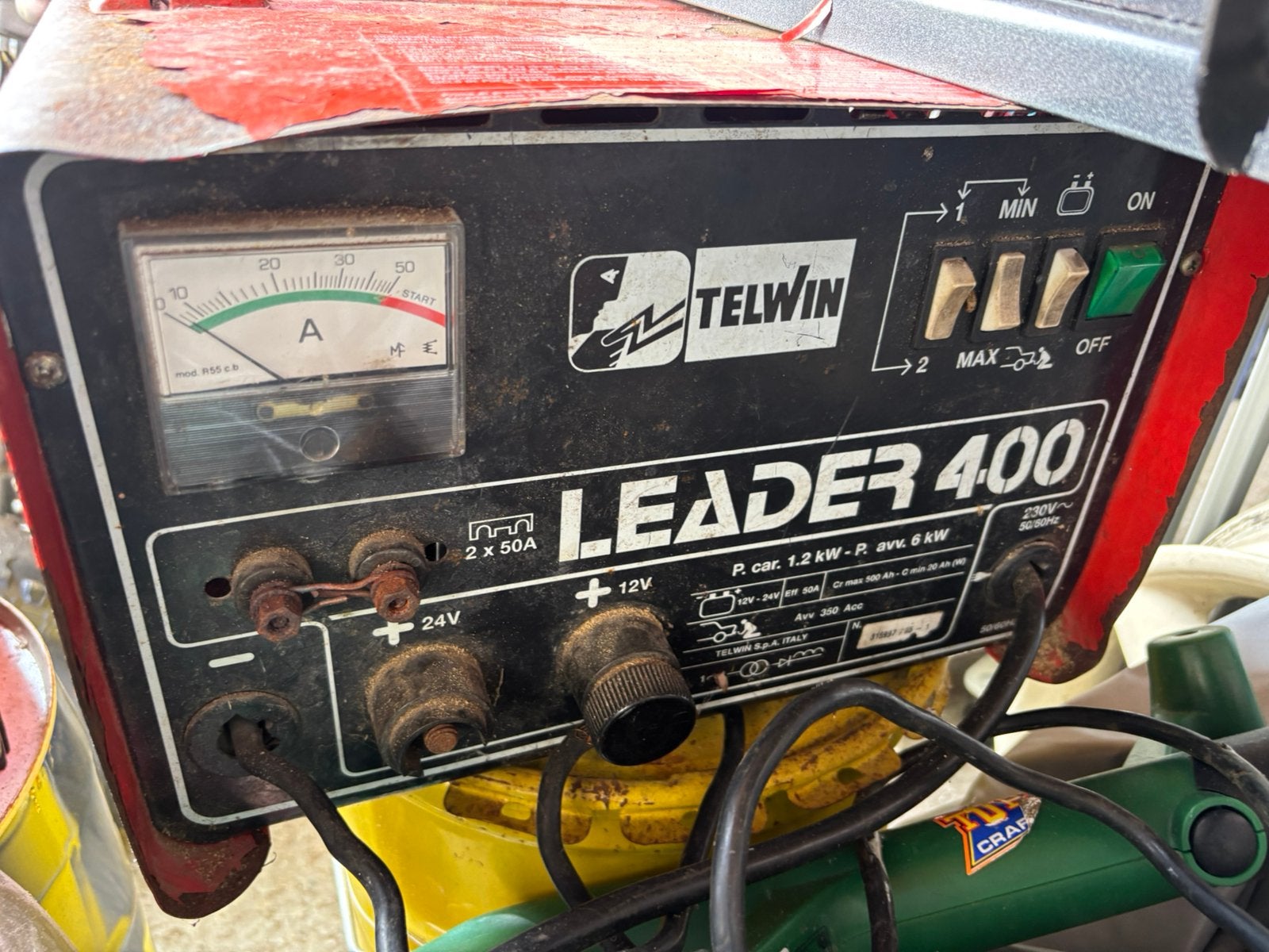 Telwin leader 400 acculader start hulp ., Ophalen, Zo goed als nieuw, 250 ampère of meer, Overige typen