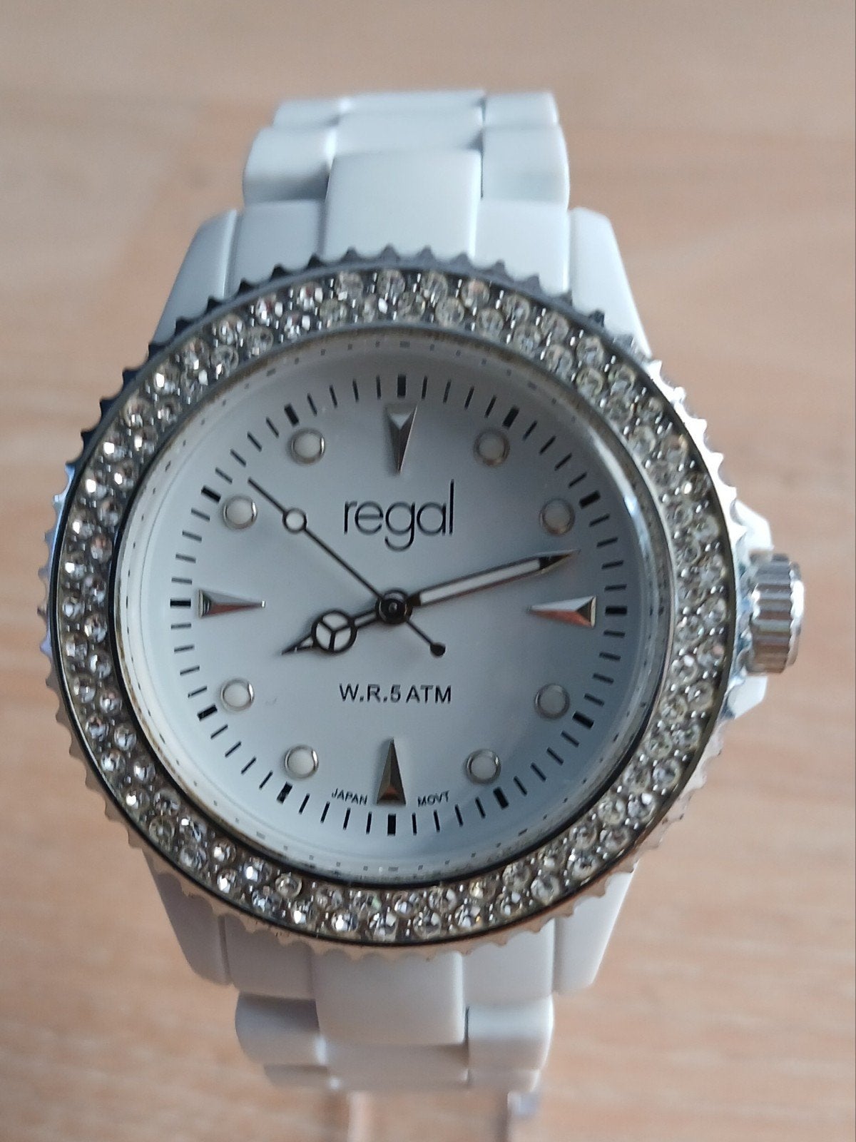 Regal dameshorloge quartz., Ophalen of Verzenden, Zo goed als nieuw, Kunststof, Overige merken
