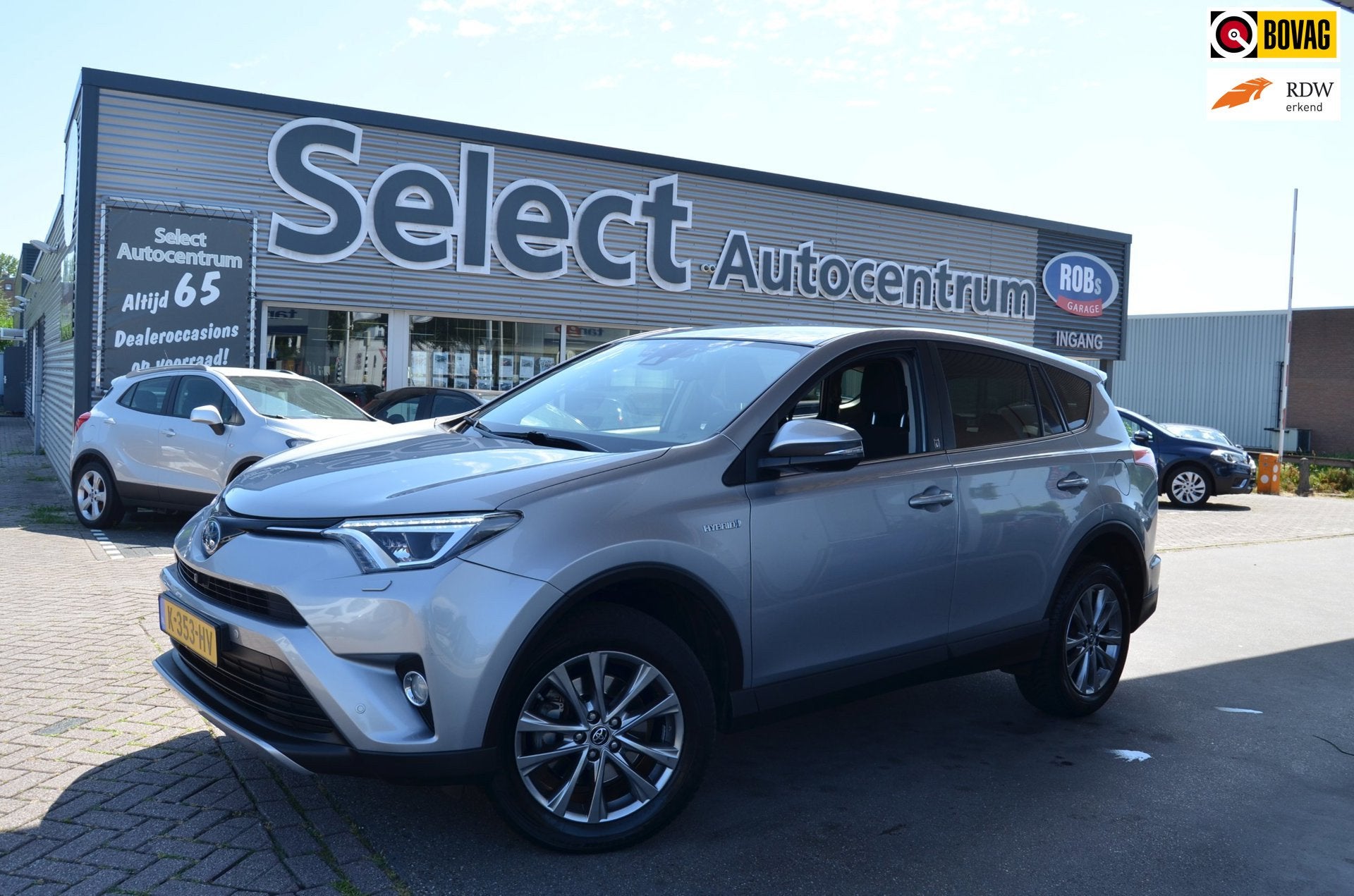 Toyota RAV4 2.5 Hybrid Dynamic|NAVI|TREKHAAK|CAMERA|STOELVER, Auto's, Gebruikt, Euro 6, Bedrijf, 155 pk
