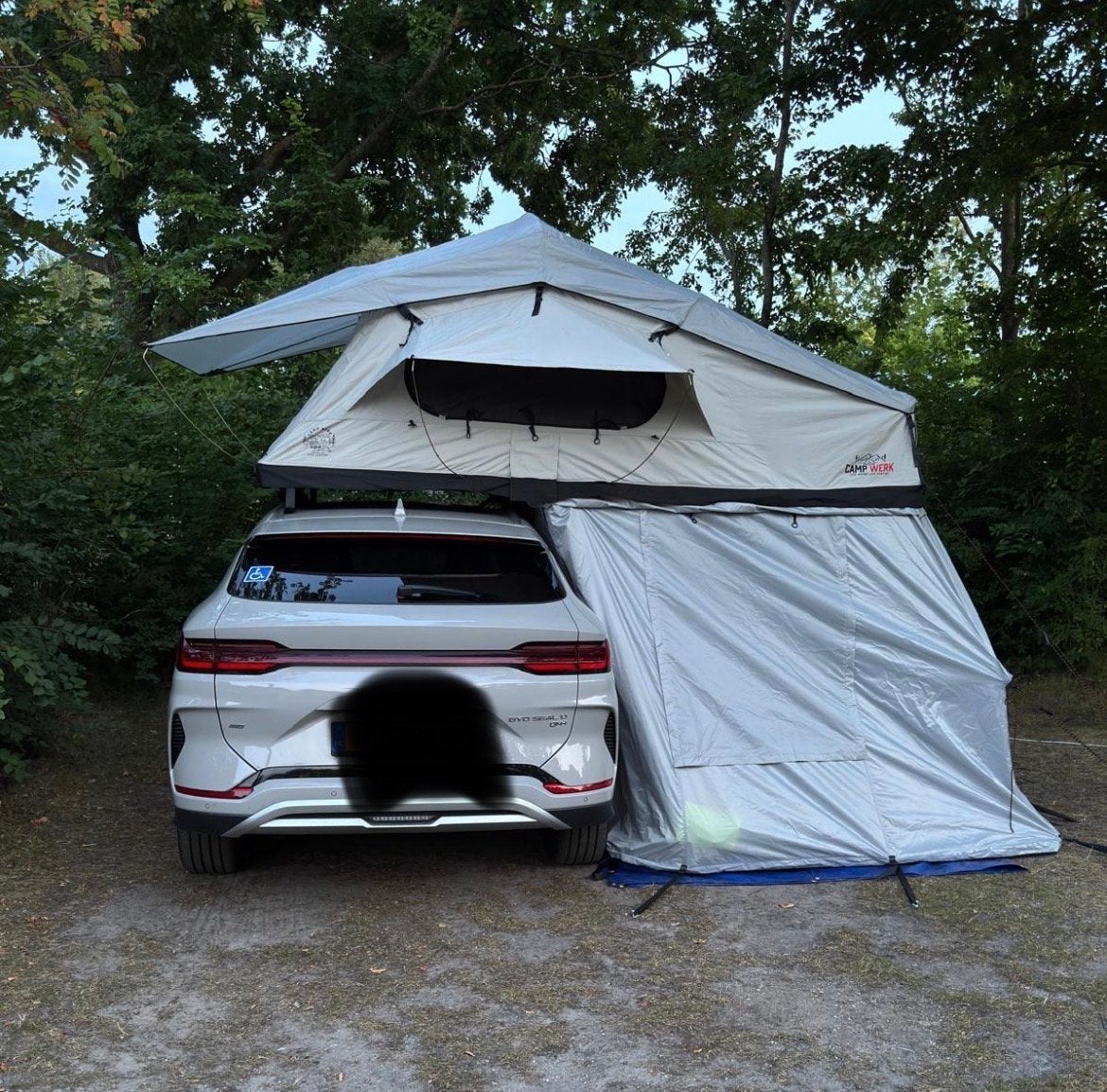 Daktent met ondertent - Ideaal voor avontuurlijke reizen!, Ophalen, Zo goed als nieuw, Tot en met 4