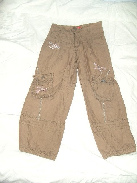bruine zomerbroek als nieuw mt 116, Ophalen of Verzenden, Zo goed als nieuw, Meisje, Broek