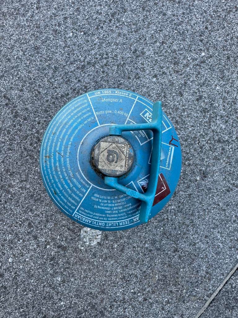 Gasflesje Campingaz 0.400 kg - Ideaal voor kamperen, Caravans en Kamperen, Kampeeraccessoires, Ophalen of Verzenden, Gebruikt
