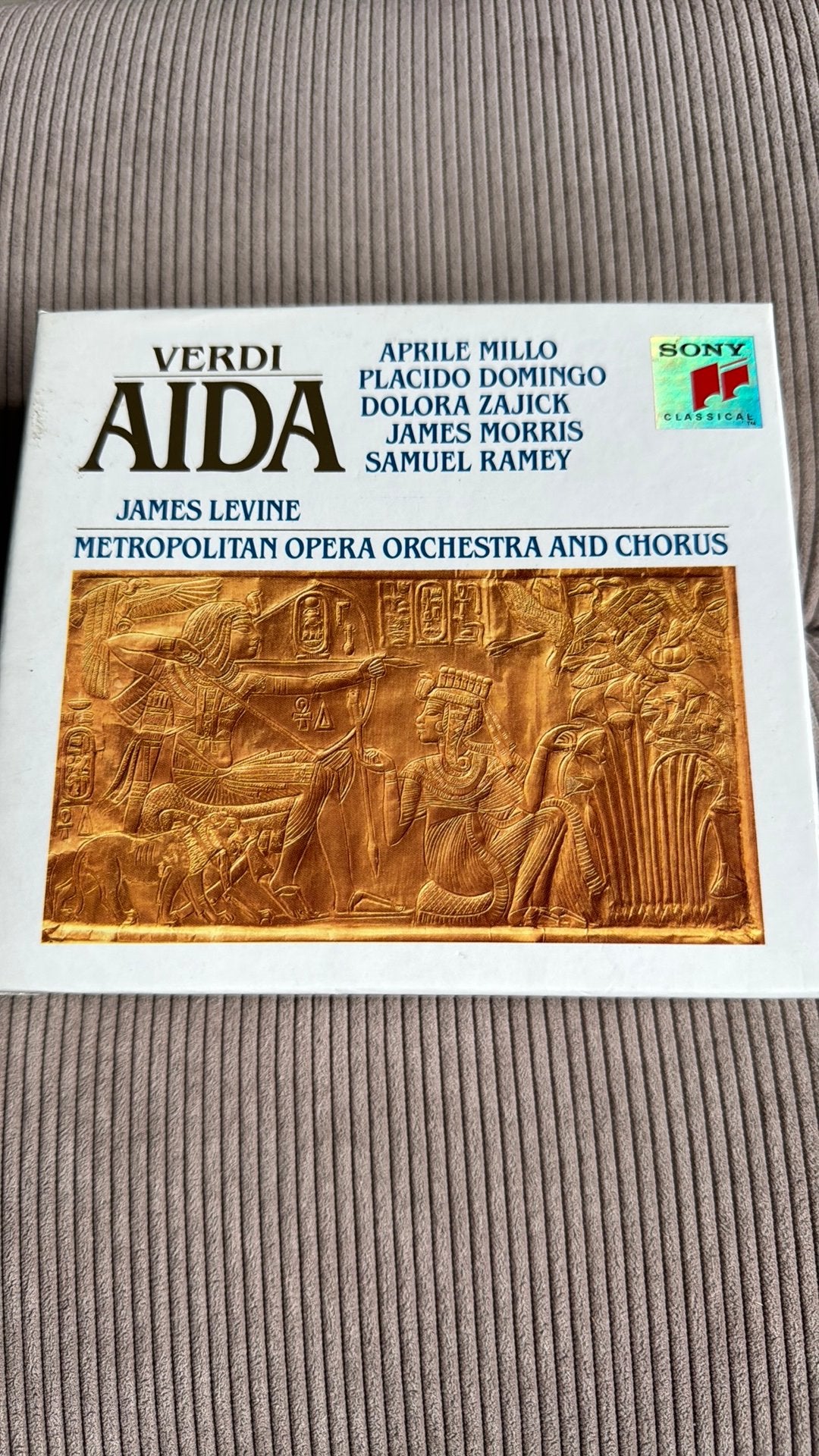 3cd Verdi Aida James Levine  Metropolitan, Ophalen of Verzenden, Romantiek, Zo goed als nieuw, Opera of Operette