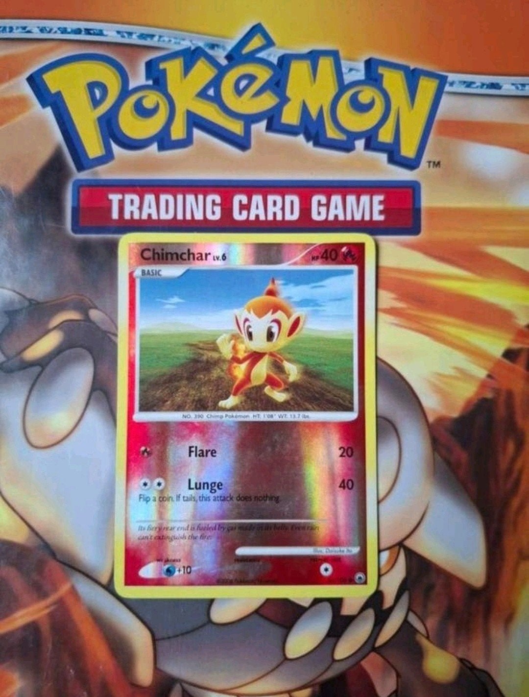 Chimchar 56/100 reverse holo Diamond&Pearl Majestic Dawn, Hobby en Vrije tijd, Verzamelkaartspellen | Pokémon, Ophalen of Verzenden