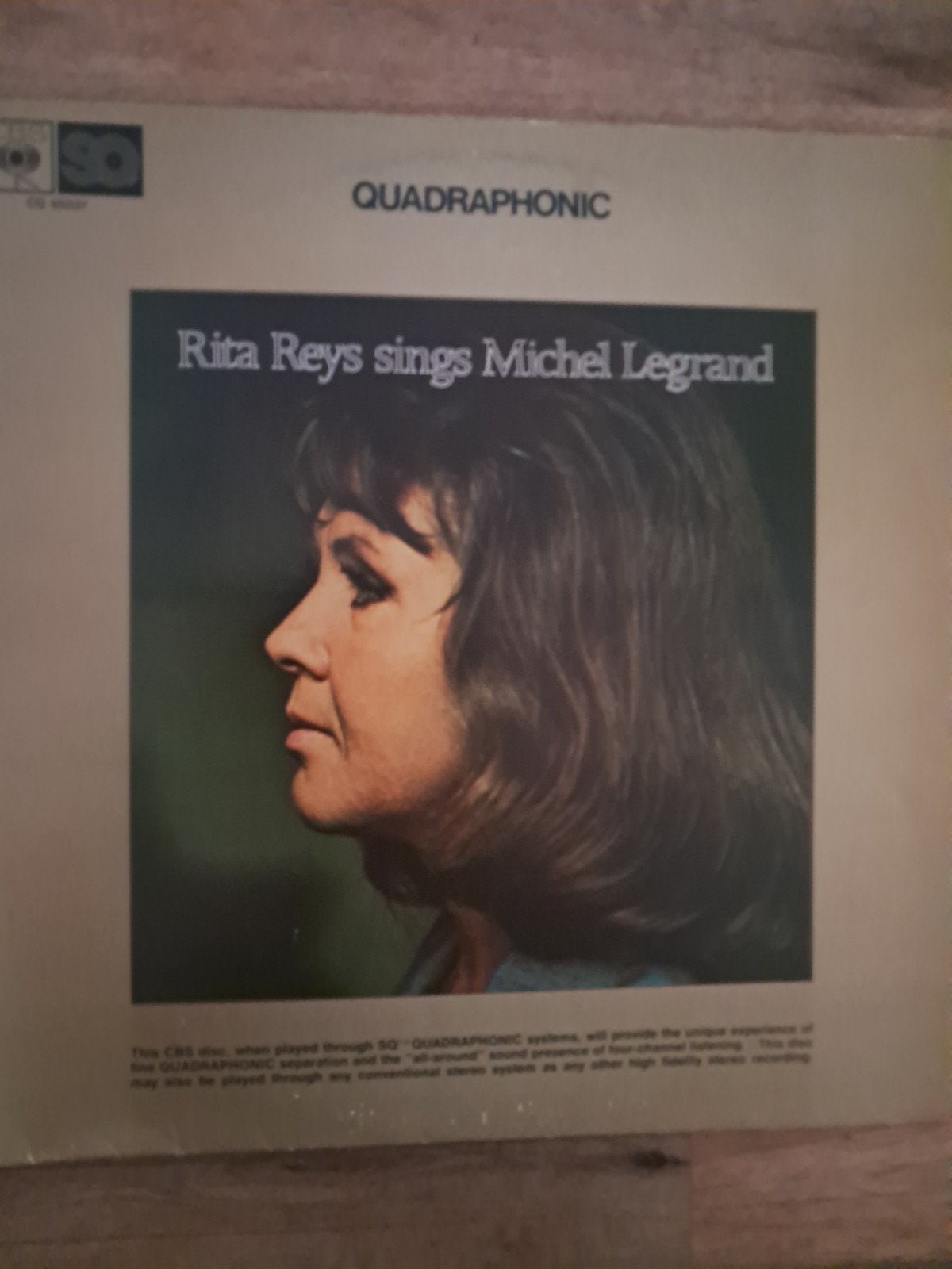 Rita Reys sings Michel Legrand - Quadraphonic LP, LP, Pop, Ophalen of Verzenden, 12 inch