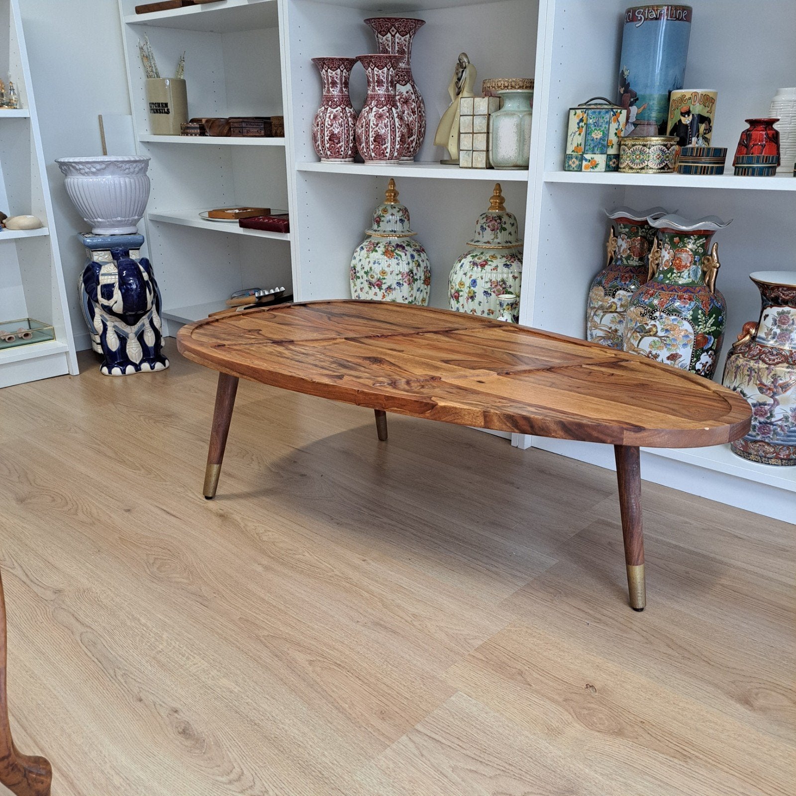 Prachtige Dutchbone Sham salontafel, Ophalen, 100 tot 150 cm, 50 tot 100 cm, Zo goed als nieuw