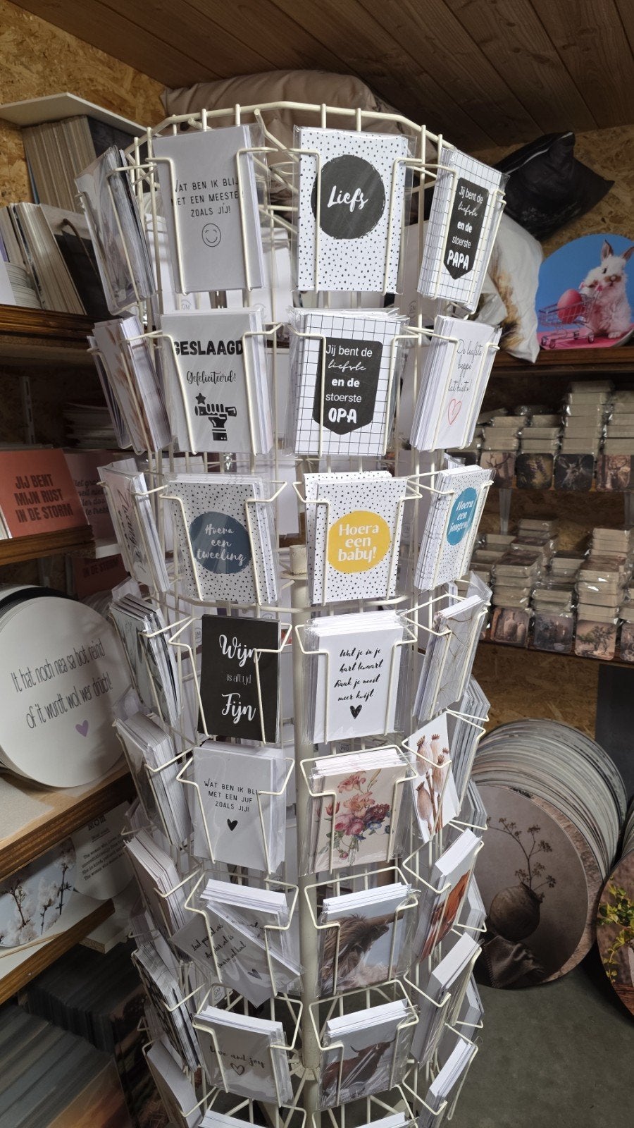 heel veel kaarten met tekst over de 1500 stuks, Ophalen
