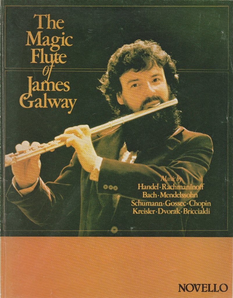 JAMES GALWAY - THE MAGIC FLUTE, Muziek en Instrumenten, Bladmuziek, Ophalen of Verzenden, Gebruikt, Artiest of Componist, Populair