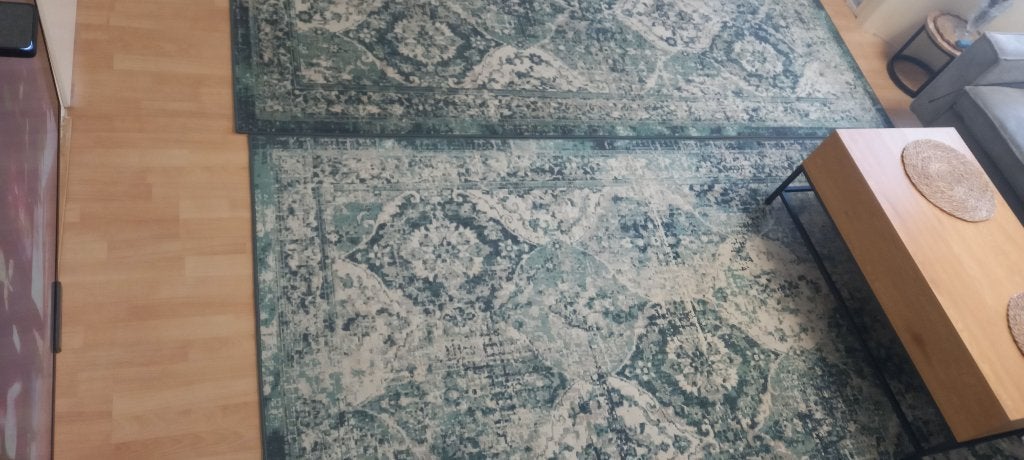 Tapijten, Ophalen, Blauw, 200 cm of meer, Zo goed als nieuw