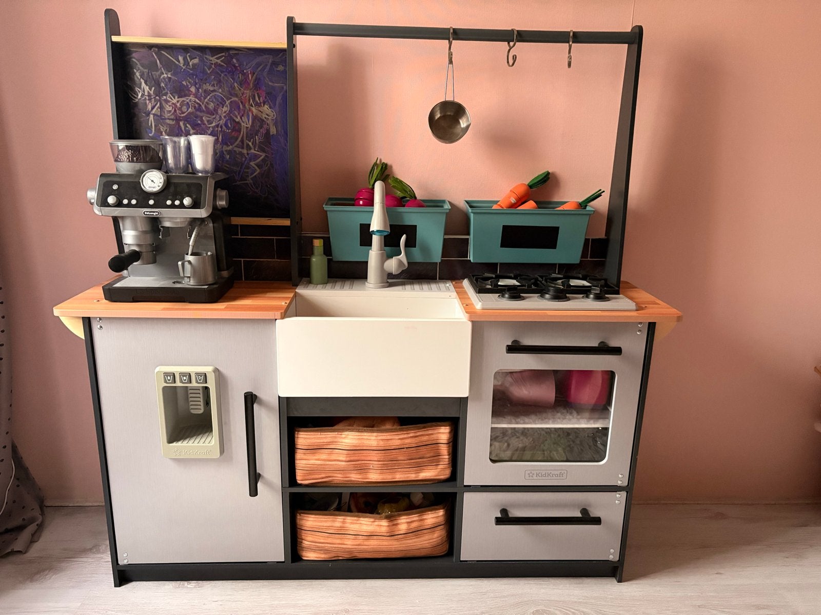 Kidkraft Farm to table houten speelkeuken & veel accessoires, Ophalen, Zo goed als nieuw, Hout, Speelkeuken