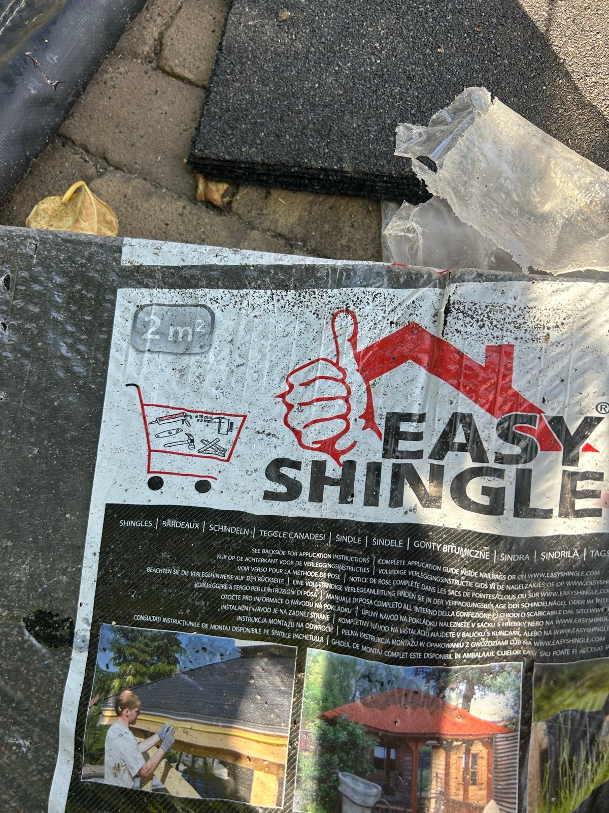 Easy Shingle Dakleer voor Speelhuisje - Nieuw & Losse Platen, Ophalen, Overige materialen, Zwart, Nieuw