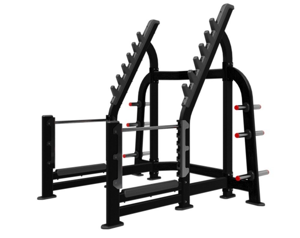 nautilus squat racks, Sport en Fitness, Ophalen, Gebruikt, Overige typen