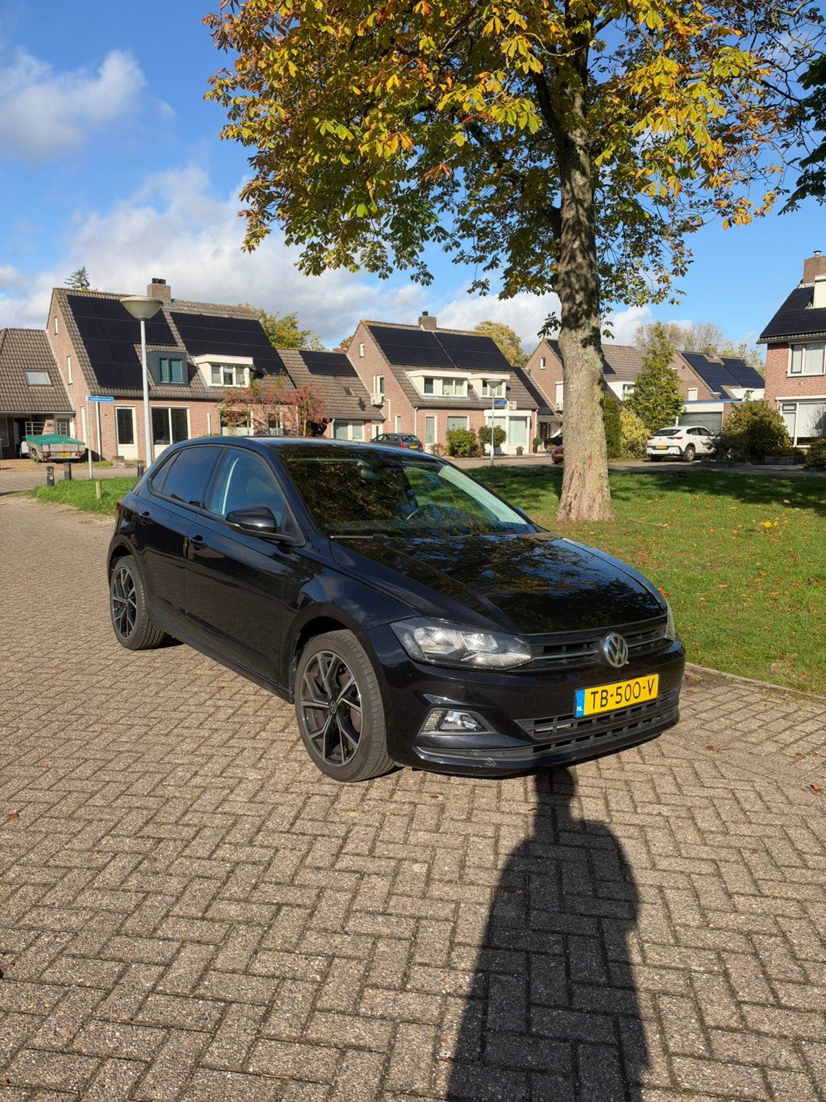 Volkswagen Polo 1.0 TSI 95pk 2018 Zwart, Voorwielaandrijving, 40 €/maand, Origineel Nederlands, Handgeschakeld