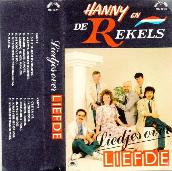 Hanny En De Rekels ‎– Liedjes Over Liefde Cassette Nieuw.!, Cd's en Dvd's, Ophalen of Verzenden, Nieuw in verpakking, Pop, 1 bandje