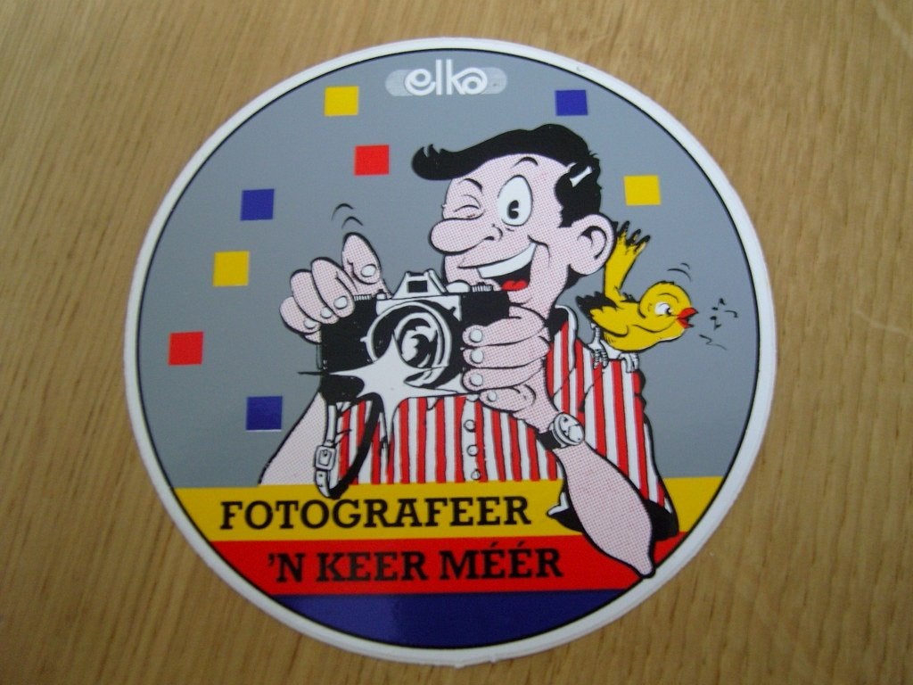 sticker ELKA Fotografeer 'n keer méér, Ophalen, Zo goed als nieuw