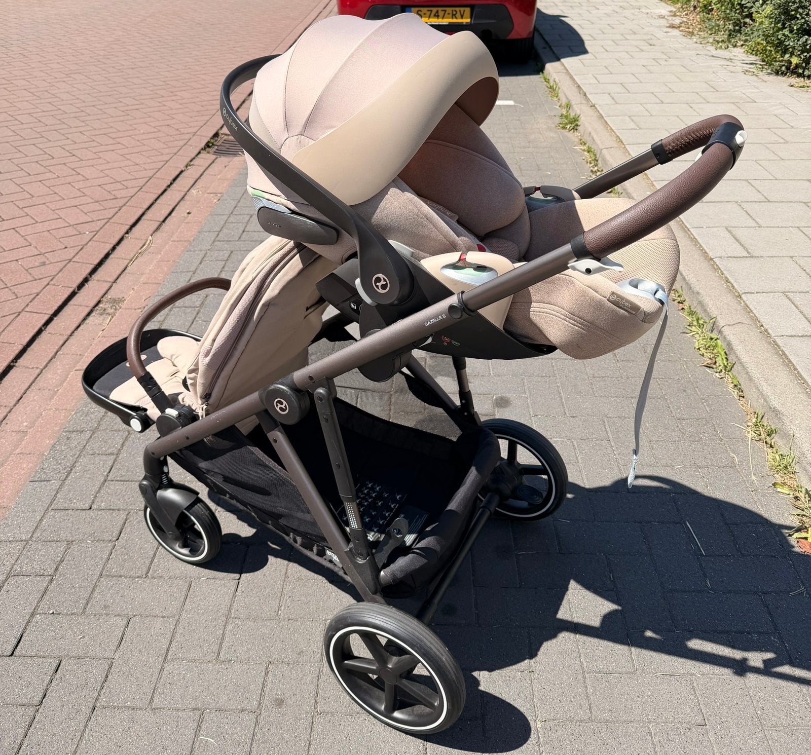 Cybex Gazelle S (taupe frame) kinderwagen, Ophalen, Zo goed als nieuw