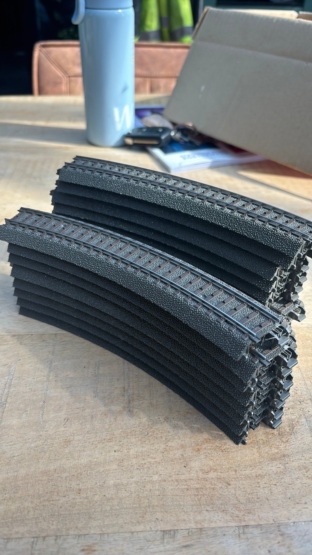 18 stuks rails marklin R1, Kinderen en Baby's, Ophalen, Zo goed als nieuw, Elektrisch, Overige merken