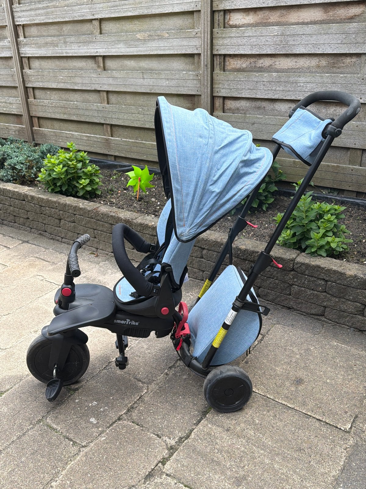 Smart Trike 6-in-1 Driewieler/Kinderwagen - Zo goed als nieu, Verstelbare duwstang, Zo goed als nieuw, Combiwagen, Ophalen