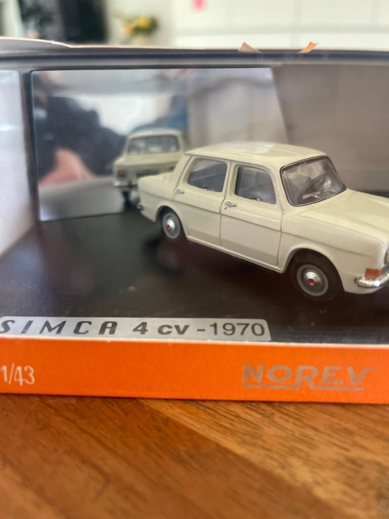 Norev Simca 4 CV - 1970 schaalmodel, Ophalen of Verzenden, Nieuw, Auto, Norev
