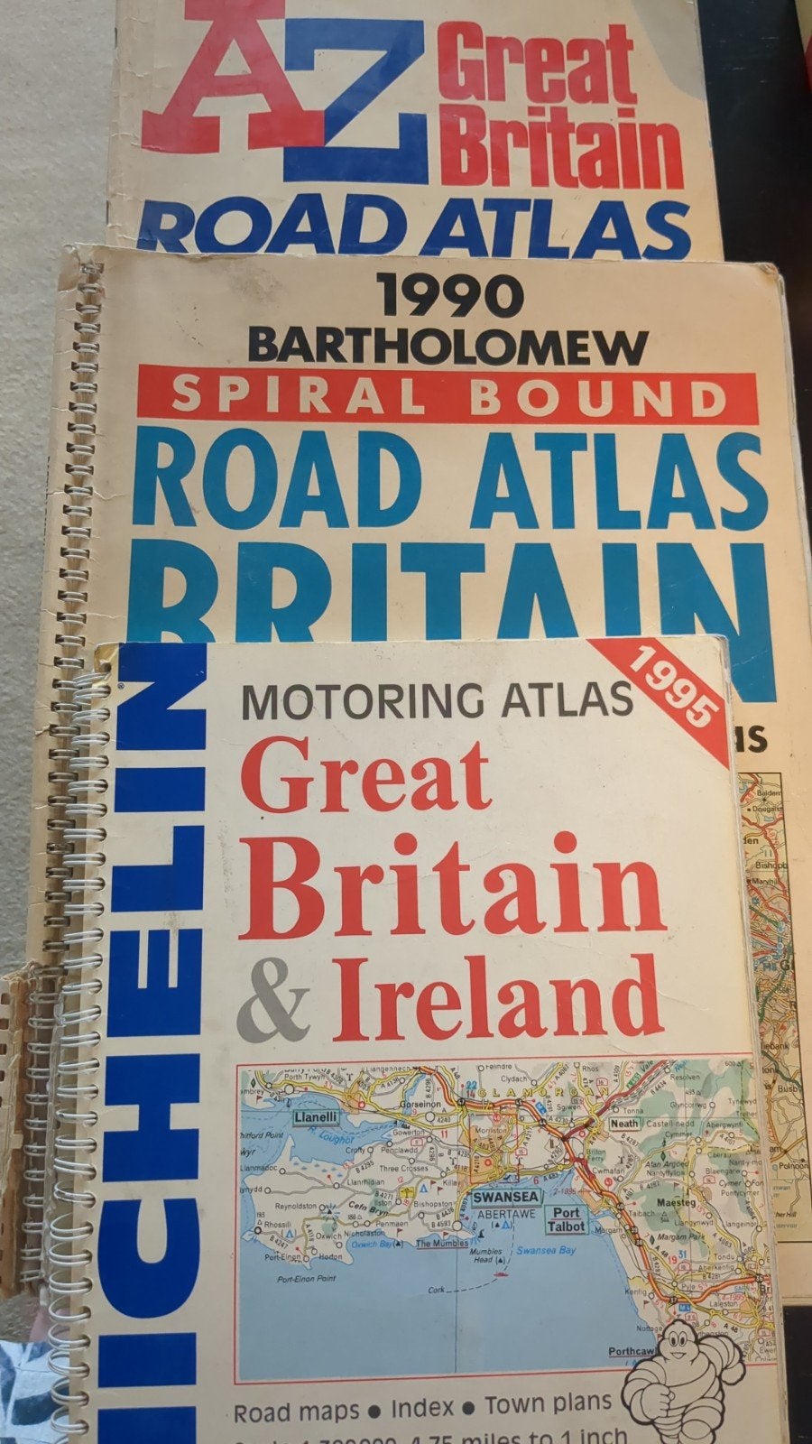 Diverse wegenatlassen Groot-Brittannië & Ierland, Boeken, Atlassen en Landkaarten, Gelezen, Overige atlassen, Ophalen of Verzenden
