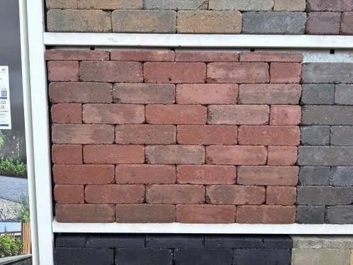 stonique trommel dikformaat 6cm Groningerbruin, Klinkers, Nieuw, Ophalen of Verzenden, 10 m² of meer