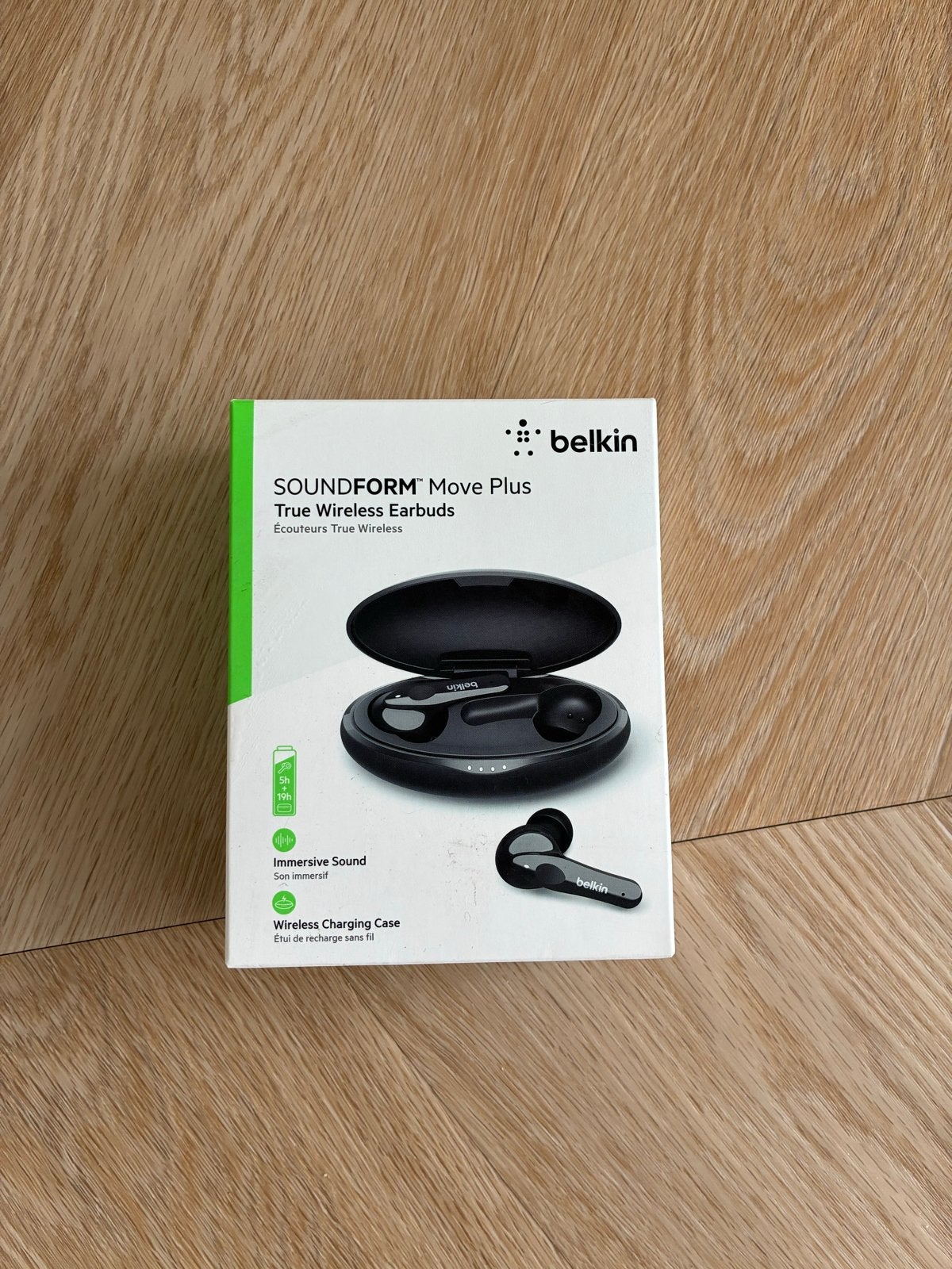 Belkin SOUNDFORM Move Plus True Wireless Earbuds Zwart, Overige merken, In-ear, Nieuw, Ophalen of Verzenden