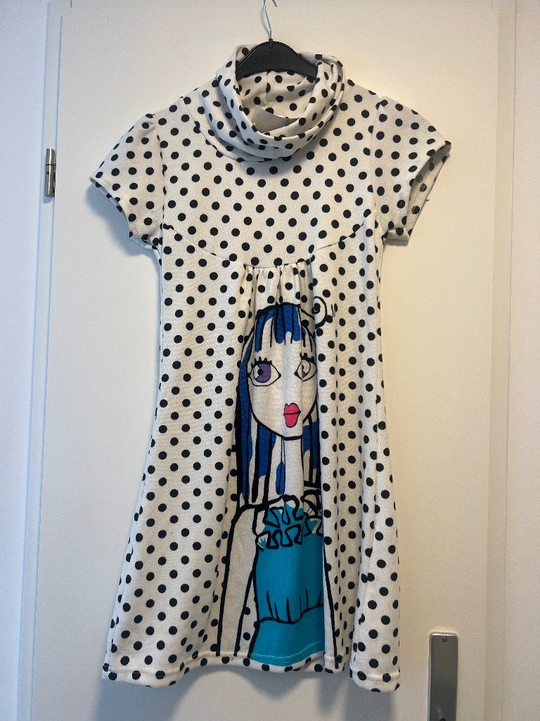 Polkadot jurkje, Kleding | Dames, Wit, Nieuw, Boven de knie, Ophalen
