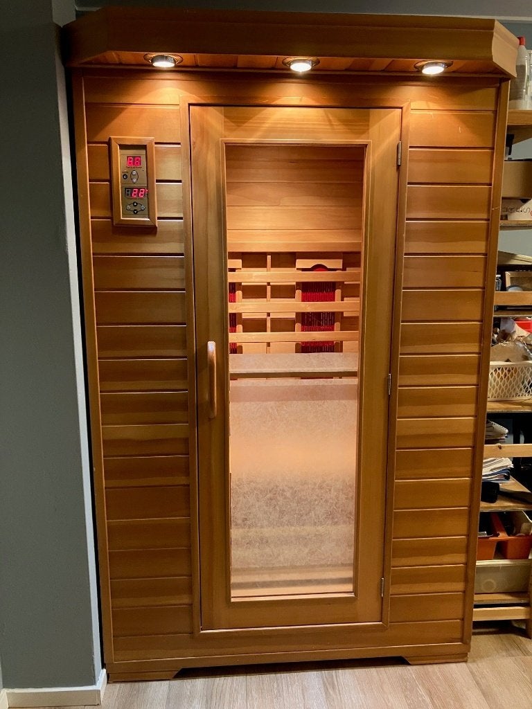 Infraroodsauna, Ophalen, Zo goed als nieuw, Infrarood, Complete sauna