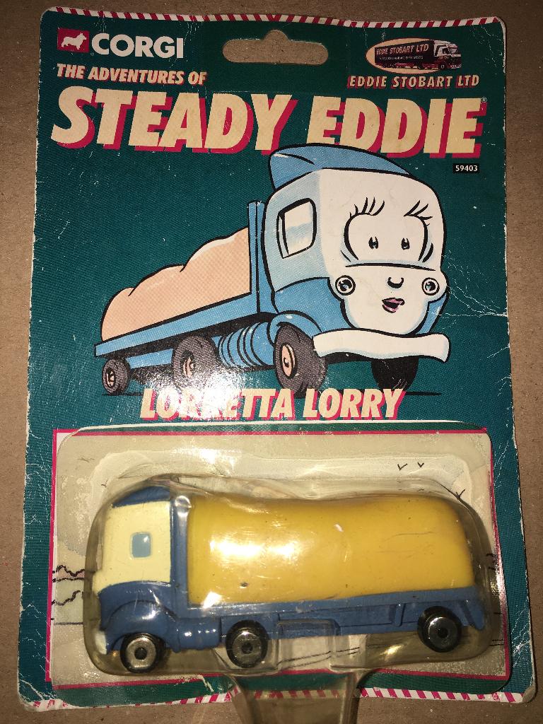 Corgi Eddie Stobart the adventures of Steady Eddy & Loretta, Ophalen of Verzenden, Zo goed als nieuw, Bus of Vrachtwagen, Corgi