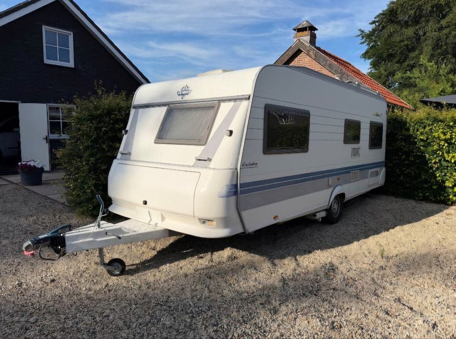 Hobby 540 (2001) met mover, rondzit en stapelbed, Caravans en Kamperen, Caravans, Rondzit, Hobby, Mover, Particulier