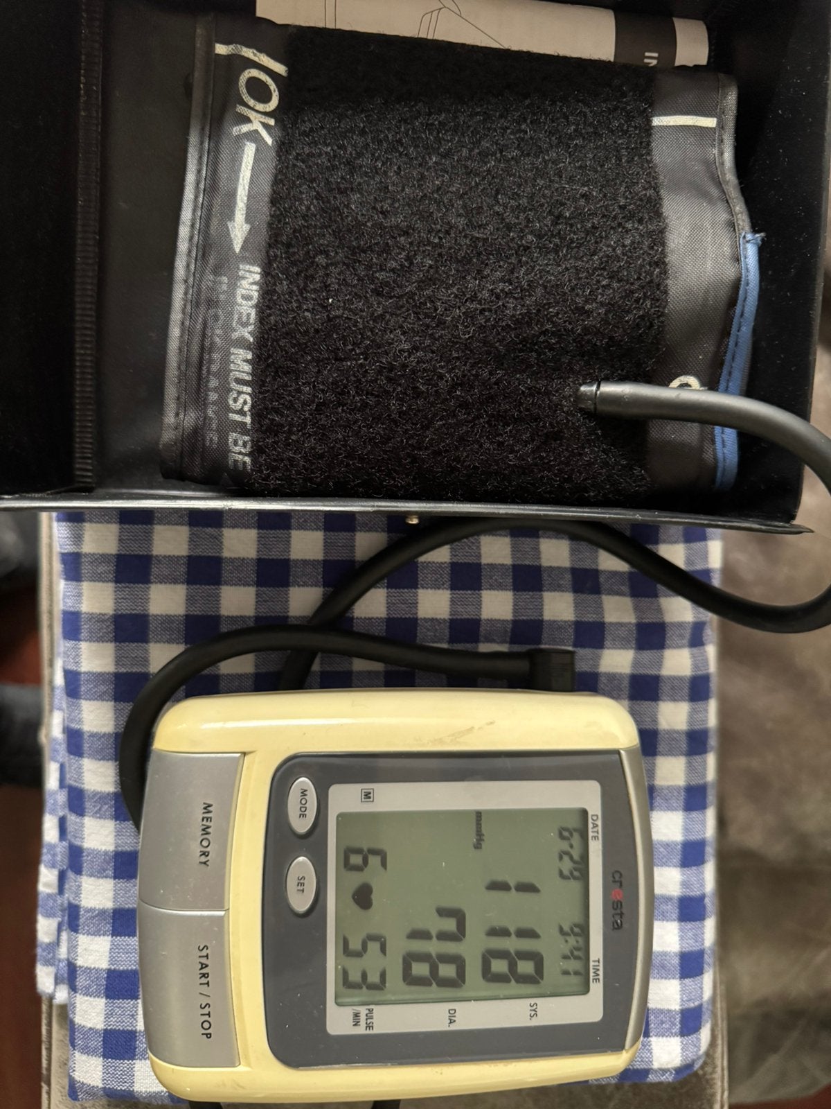Cresta bloeddrukmeter, Ophalen of Verzenden, Gebruikt