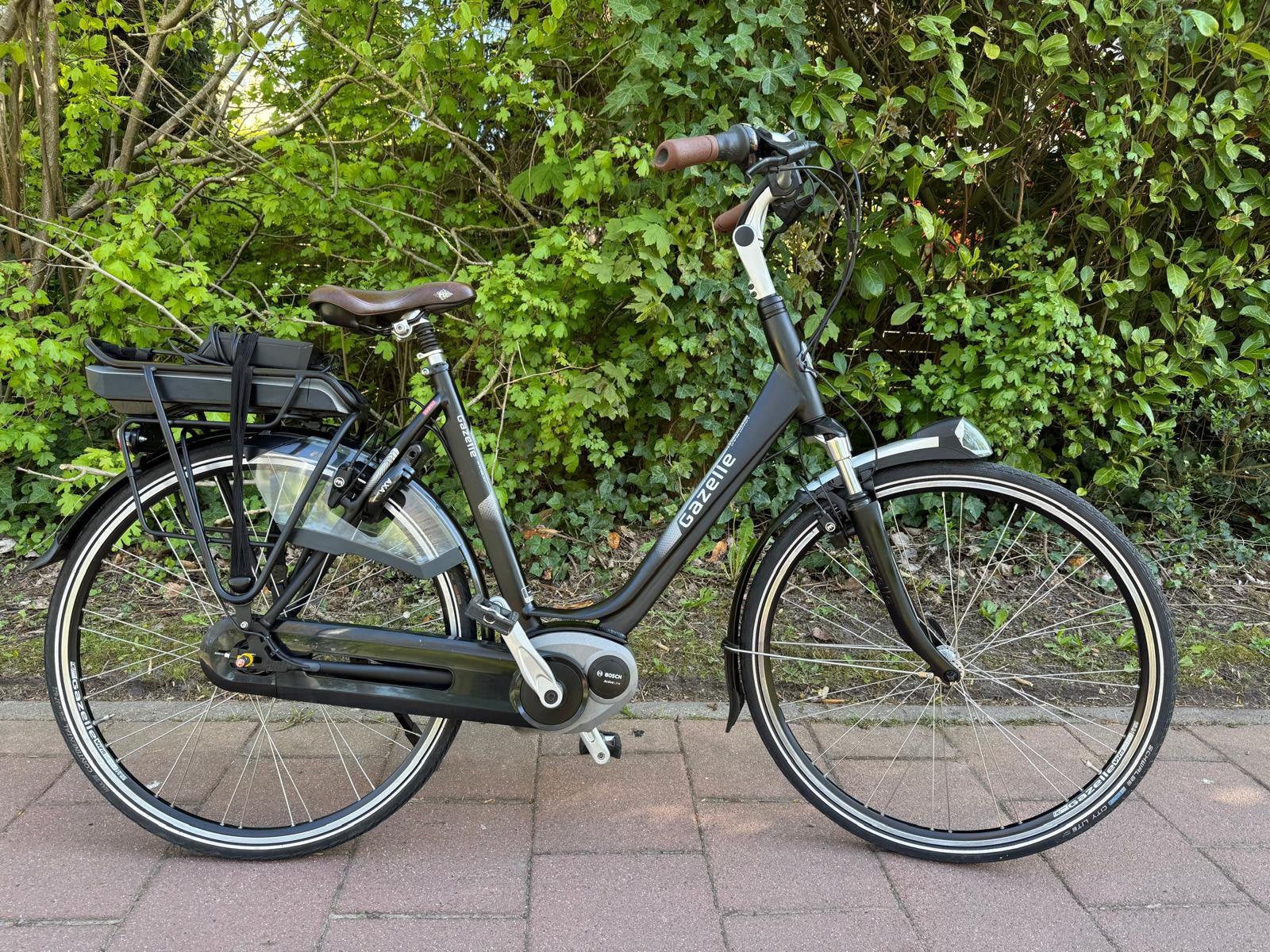 Gazelle Orange C7 elektrische damesfiets, Ophalen, Versnellingen, 56 cm of meer, Zo goed als nieuw