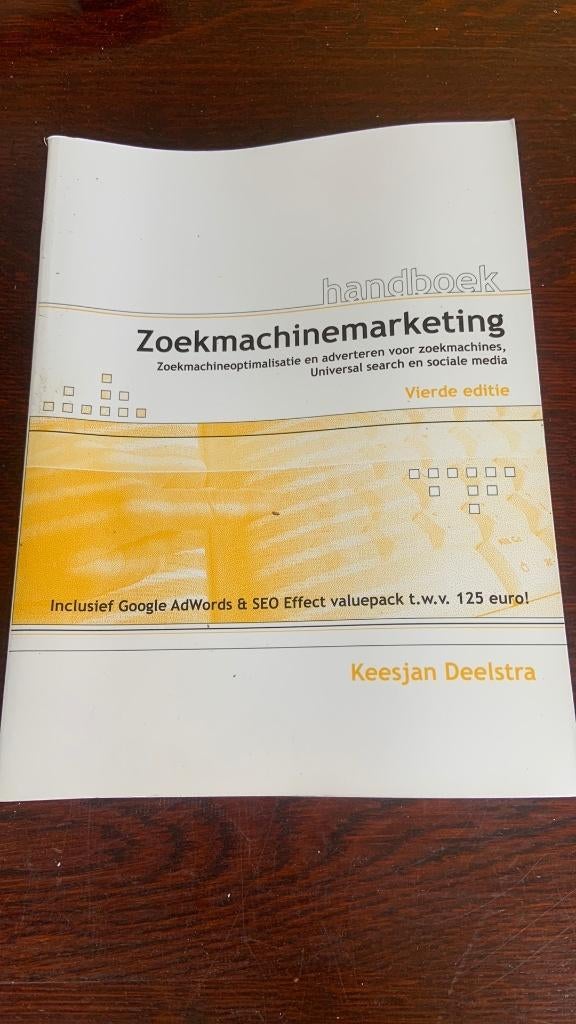 Keesjan Deelstra - Zoekmachinemarketing, Ophalen of Verzenden, Beta