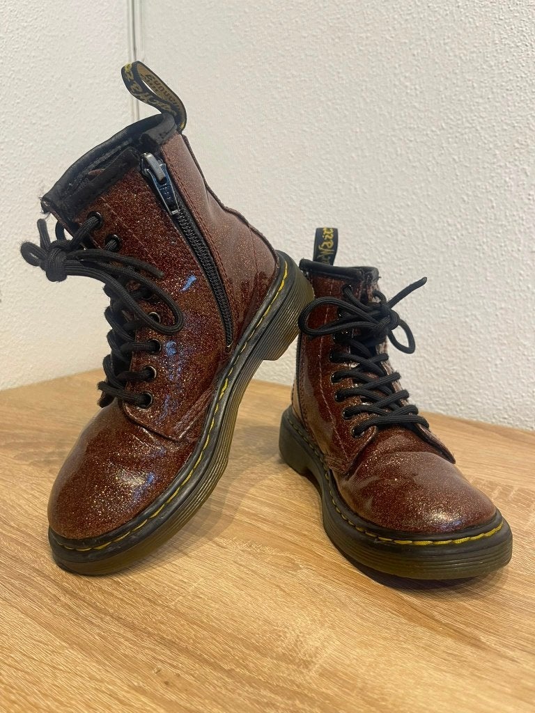 Dr. Martens 1460 Glitter Boots Maat 29 | Super Mooie Staat, Dr. Martens, Jongen of Meisje, Dr martens, Ophalen of Verzenden