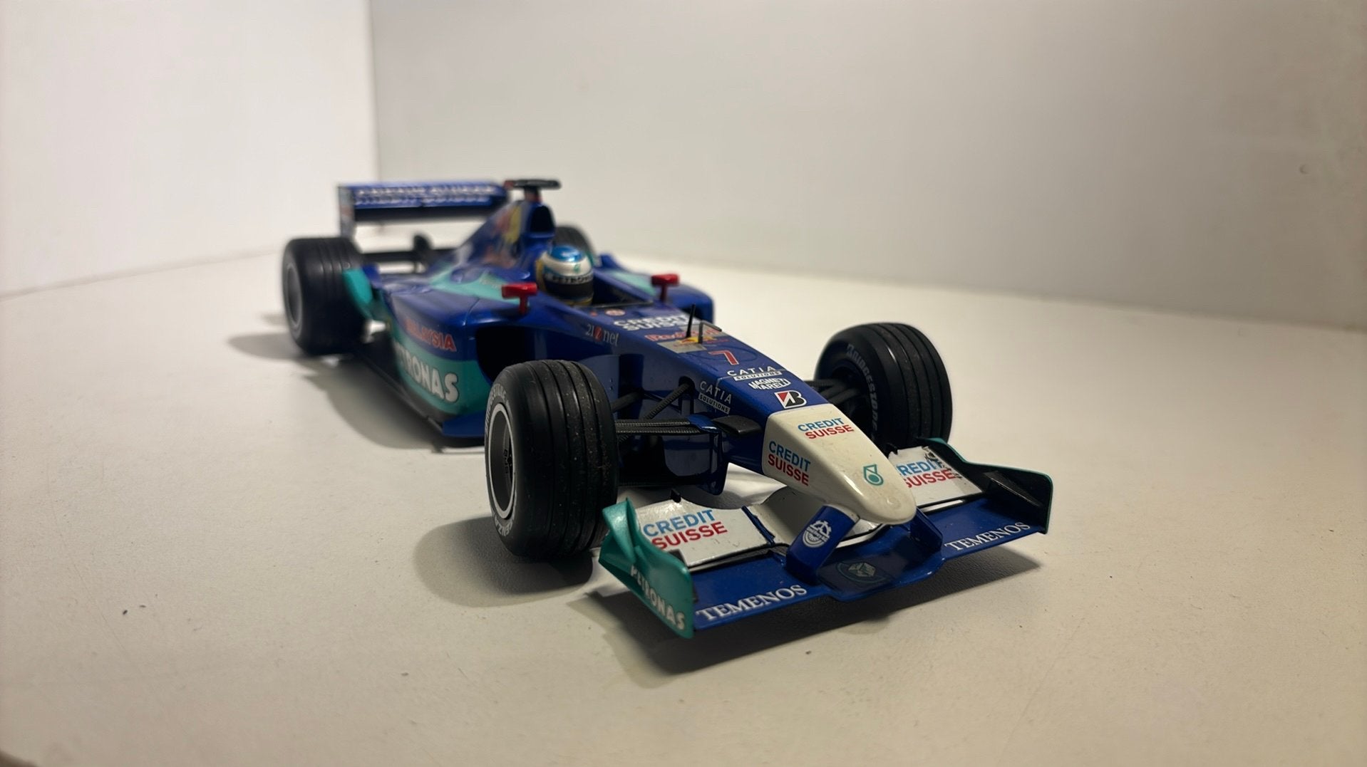 F1 sauber petronas c21 n.heidfeld 2002 minichamps 1.18, Hobby en Vrije tijd, Modelauto's | 1:18, Ophalen of Verzenden, MiniChamps