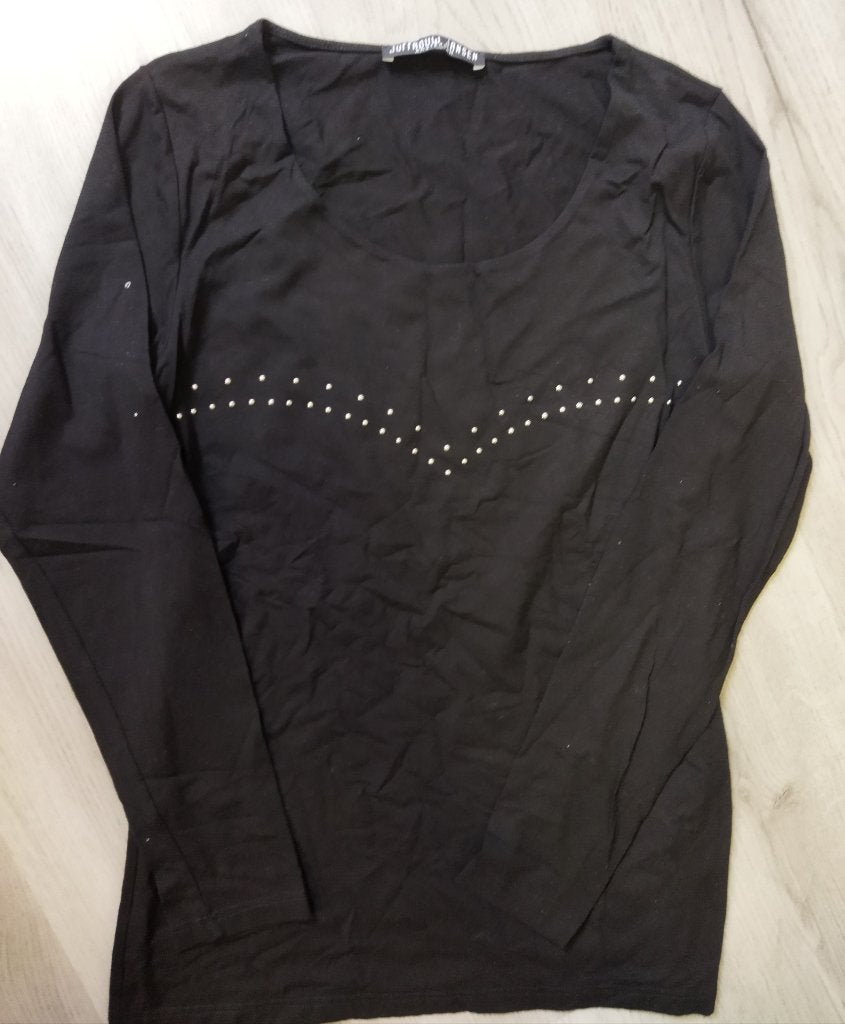 Juffrouw Jansen Longsleeve Zwart Maat XL, Zwart, Maat 42/44 (L), Ophalen of Verzenden, Zo goed als nieuw