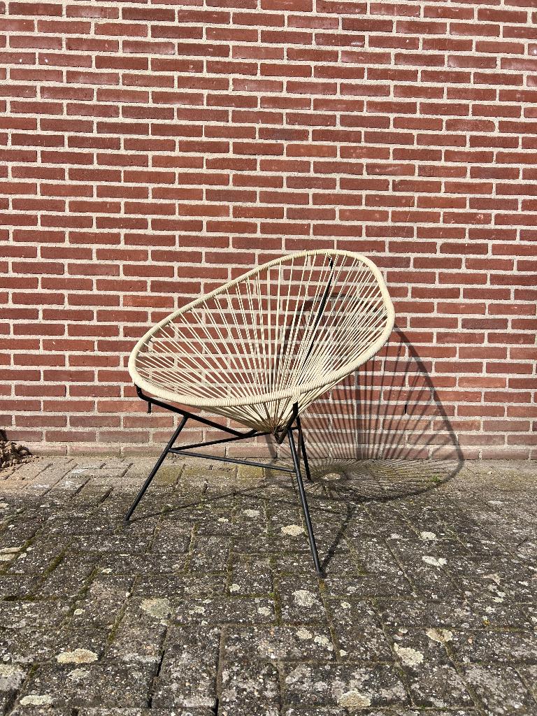 Acapulco draad outdoor stoel - Mexicaans design, Tuin en Terras, Tuinstoelen, Ophalen, Zo goed als nieuw, Metaal