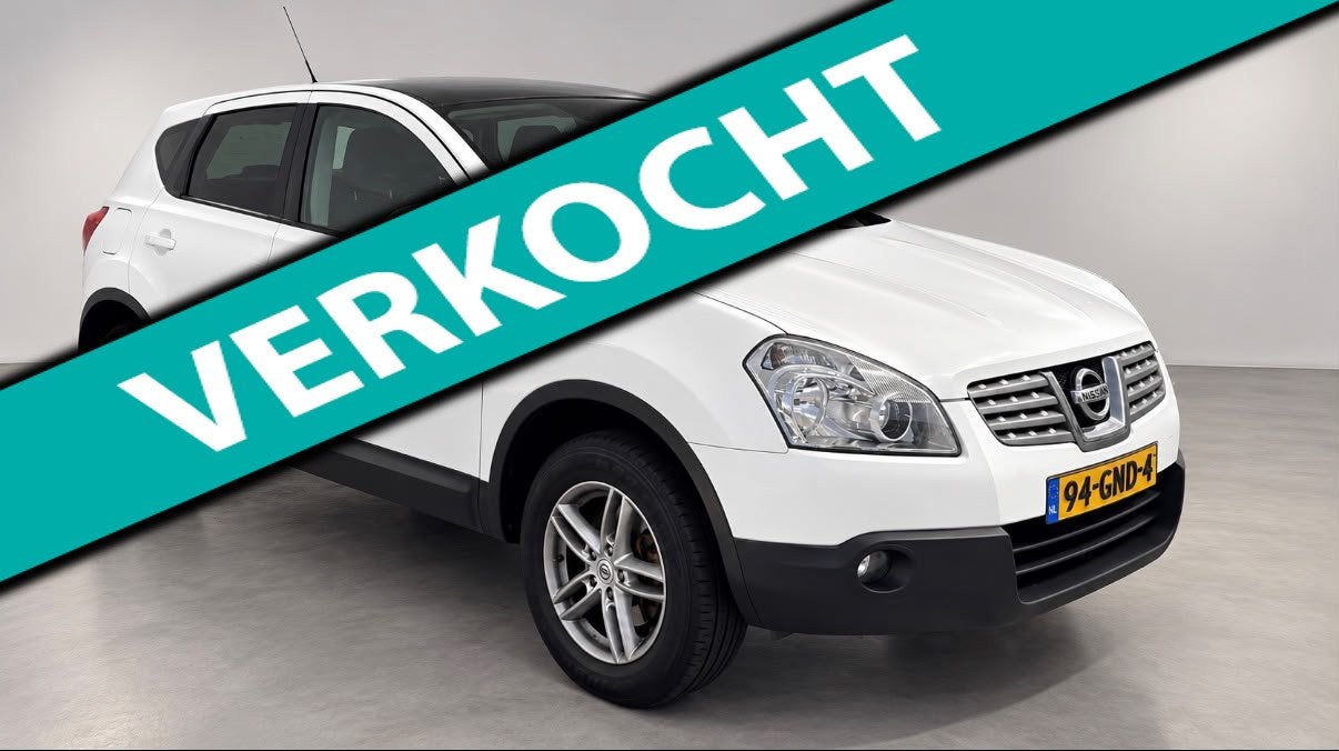 Nissan Qashqai 1.6 Acenta airco LM carplay org NL, Auto's, Voorwielaandrijving, 1272 kg, 15 km/l, Gebruikt