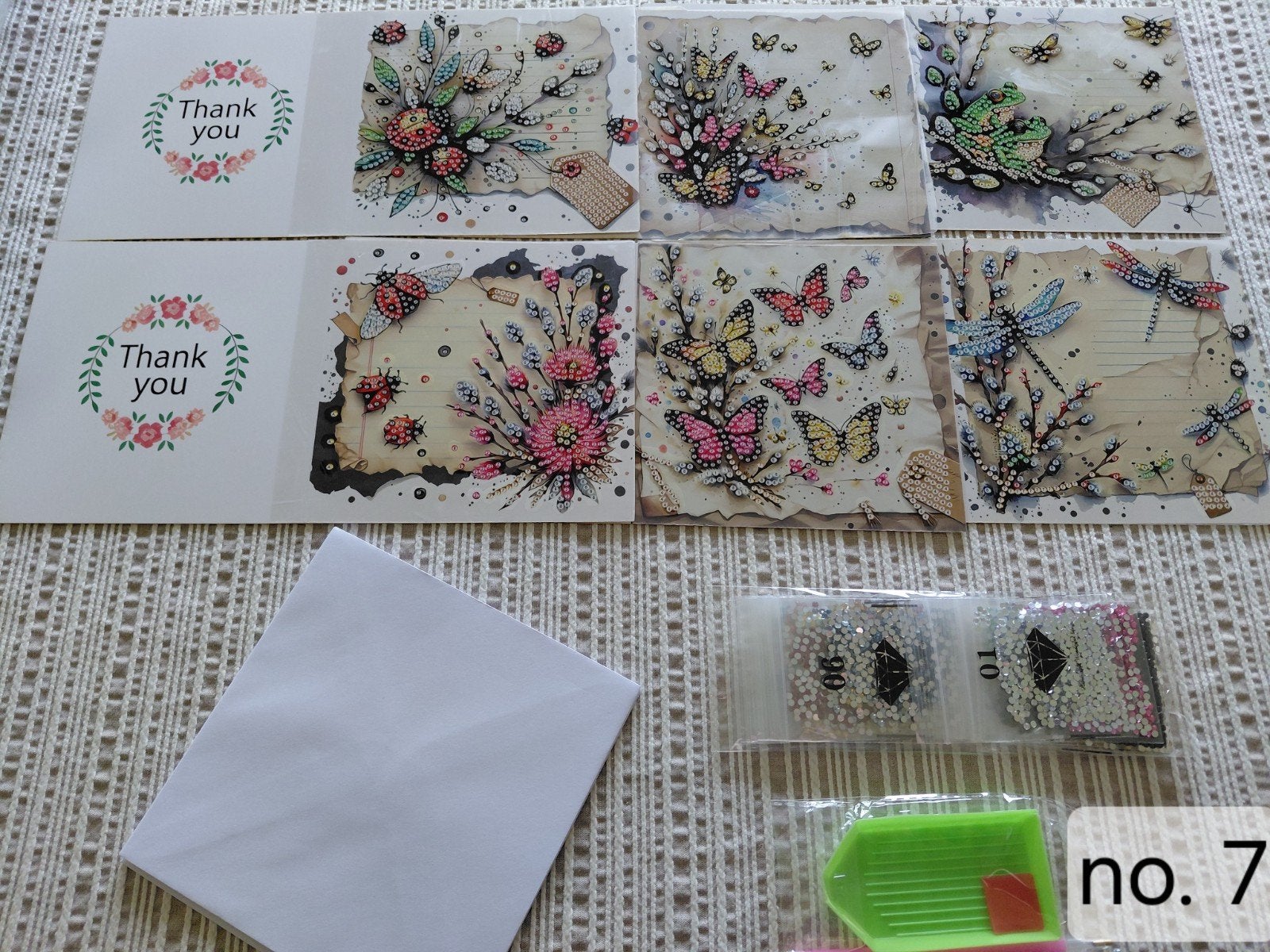Diamond painting wenskaarten om zelf te maken, Hobby en Vrije tijd, Ophalen of Verzenden, Nieuw, Overige thema's, Overige typen